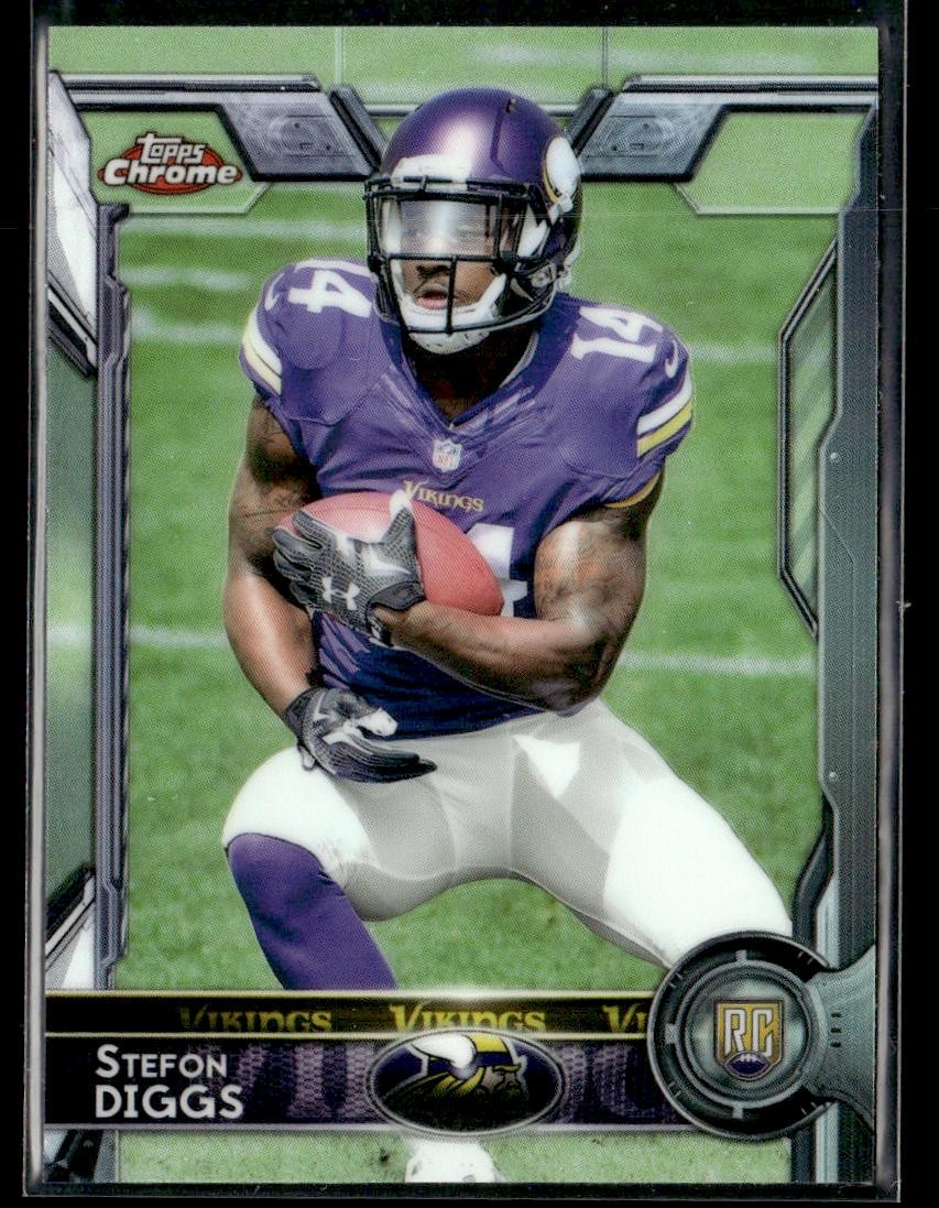 2015 Topps Chrome Stefon Diggs Rookie HSC