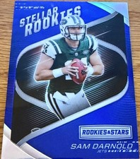 2018 Panini Rookies & Stars - Stellar Rookies Sam Darnold #SR-3 Rookie Card RC. rookie card picture
