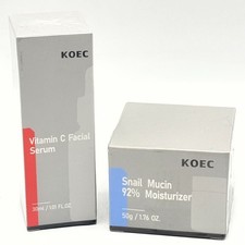 Snail Mucin 92 Moisturizer Vitamin C Facial Serum Skin Care Set exp. 10/29