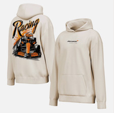 McLaren F1 Team Drive Fast Washed Pullover Hoodie Sand Color