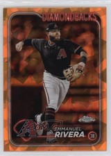 2024 Topps Chrome Sapphire Edition Orange /25 Emmanuel Rivera #669 ms9