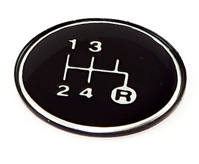Omix Pattern Knob Insert Fits: 1980-1983 Jeep CJ5, 1980-1986 Jeep CJ7, 1981-1985