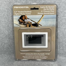 Pandigital 2.7" Pocket Desktop Digital Photo Frame PAN2701AFR USB New Sealed