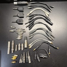 Large Lot Of Audio Adapters Splitters And Cables 40 Pieces b