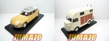Lot 2 CVQ2+3 Voiture 1/24 HACHETTE CITROËN : ID19, Type H HY van chevaux Heuliez