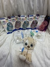 BPA-Free Silicone Baby Pacifier Lot Mixed Brands Multicolor Orthodontic