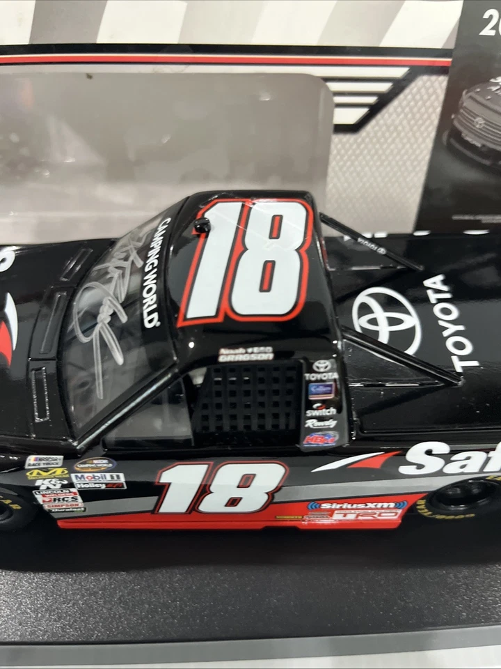 2018 Owner Kyle Busch Autographed #18 Noah Gragson Safelite Auto Glass 1/203 - Image 2 of 4