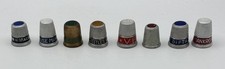 8 X Metal Advertising Thimbles