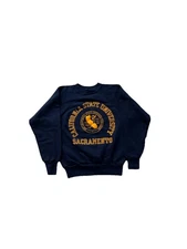 VTG Collegiate Pacific Sacramento State University Pullover Size Small 70s 80s