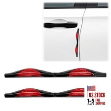 2PCS Car Door Anti-Collision Strip, Car Side Door Edge Guards Protector Red
