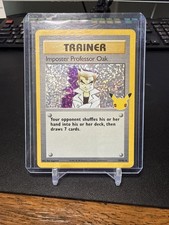 Pokémon TCG 1999 Base Set *Shadowless Impostor Professor Oak Trainer 73/102* on eBay