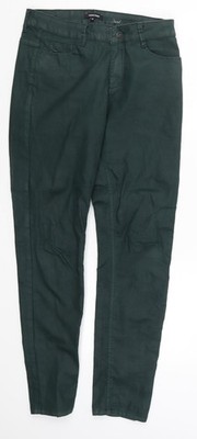 MORE & MORE Damen grün Denim Skinny Jeans Größe 12 L30 in