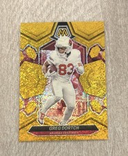 2024 Panini Mosaic Gold Sparkle Prizm /24 Greg Dortch #4