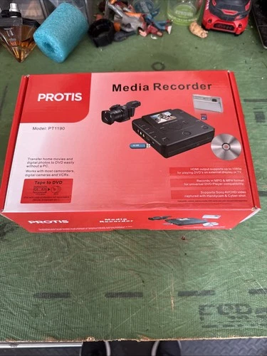 PROTIS Multi-function Media Recorder PT1190 DVD Recorder / Player HDMI USB. NEW