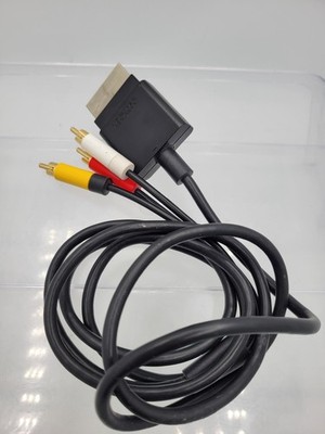 Xbox 360 Composite AV Cable OEM Microsoft RCA Audio Video Cable