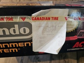 Nintendo Entertainment System Action Set w/ Orange Zapper, 1987, CIB Tested