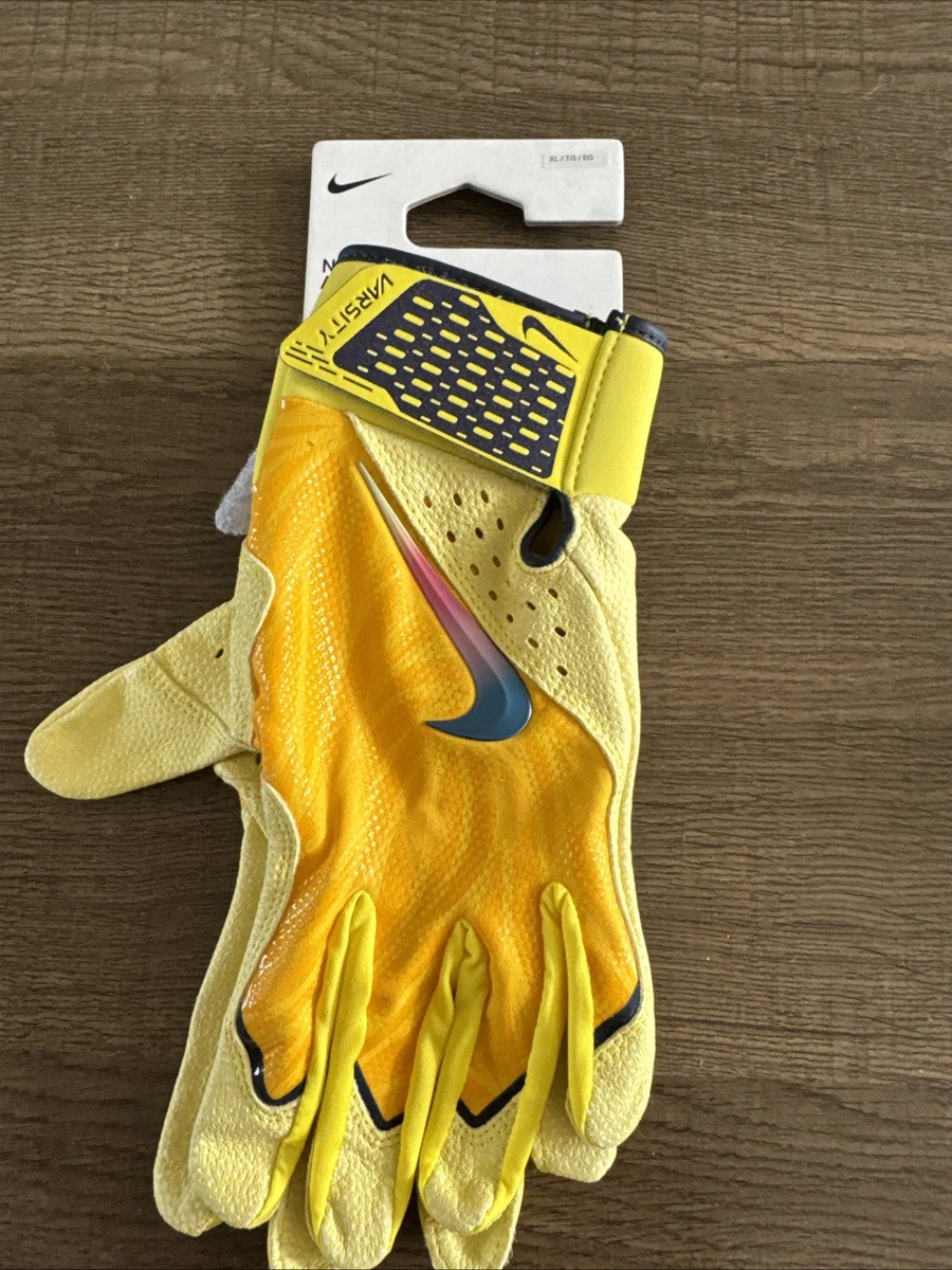Nike Yellow Baseball & Softball Batting Gloves for Men for sale | eBay