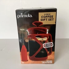 Primula 2 Piece Coffee Gift Set (6 Cup Coffee Press And Milk Frother)