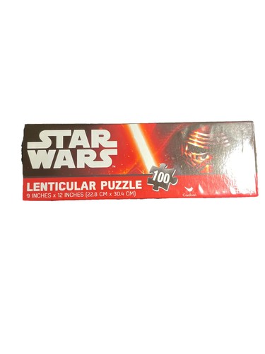 PUZZLE LENTICOLARE DISNEY STAR WARS 100 PEZZI 9X12 POLLICI SCATOLA SIGILLATA IN FABBRICA - Foto 3 di 4