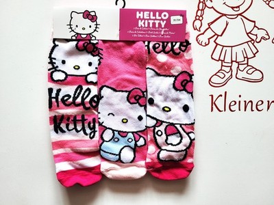 Kindersocken Socken Hello Kitty 3 Paar 23/26 27/30 31/34