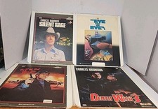 Lot of 7 CED Movies 1980s Action Chuck Norris Clint Eastwood Charles Bronson