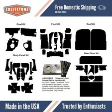 Complete Interior Insulation Kit For 1968-1982 Chevrolet Corvette Coupe