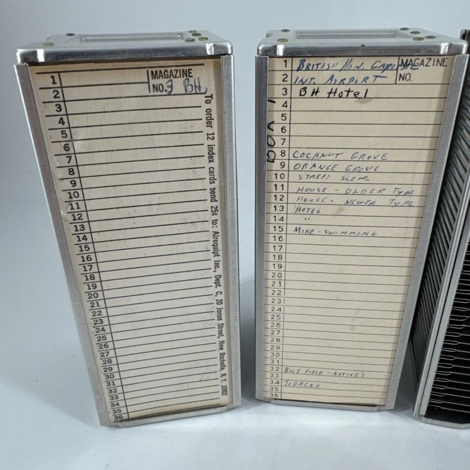 Slide Changer Magazine Trays 4 Total Airequipt Holds 36, 2 x 2" Slides Argus VTG - Image 3 of 4