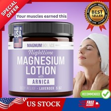 Magnesium Lotion with Arnica for Muscle Relief and Relaxation Before Bed USA....