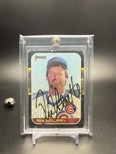 1987 Donruss - Rick Sutcliffe #68 Autograph