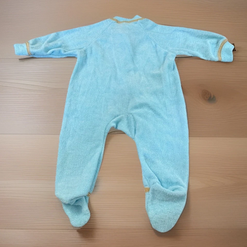 Footie de Terry Carter de Colección Bebé Recién Nacido Hasta 11 libras Azul Vaquero Foto 2 de 4