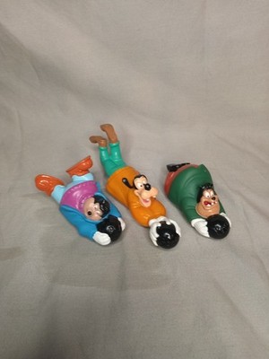 Burger King Goof Troop Goofy Pj & Pete Collectible Toy Figures - Disney Vintage