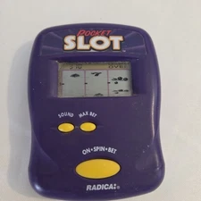 Vintage 1997 Radica Pocket Slot Electronic Handheld Game 
