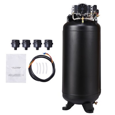 Uimoso 80 Gallon Air Compressor 6.5HP 15.5 SCFM@90 PSI 145PSI Oil Free