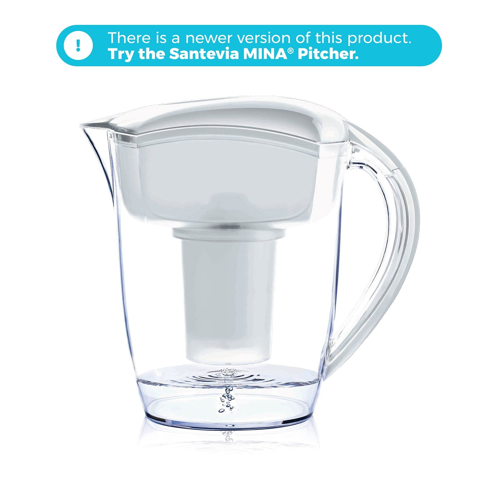 Water Filter Pitcher Filter, Single, Compatible with Classic Pitchers Only, A...