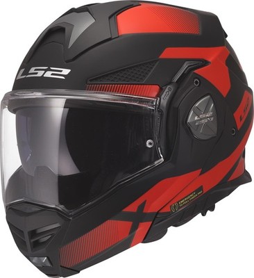 LS2 Über-Klapphelm FF901 Advant X NOVA Schwarz-Rot matt 22.06  Gr. M
