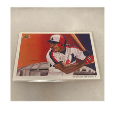 Upper Deck 1992 Delino DeShields Montreal Expos Checklist Baseball Card #36 MLB
