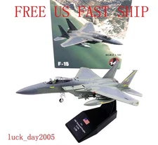 Wltk USAF F-15A Eagle 1985 Fighter 1/100 Diecast Aircraft Jet Model US SHIP