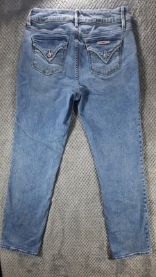 Hudson Los Angeles Women's Size 8 Mid Rise Slim Straight Jean