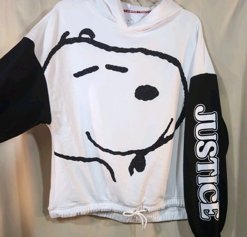 Justice girls hooded Snoopy Sweatshirt size XL Plus - Picture 4 of 12