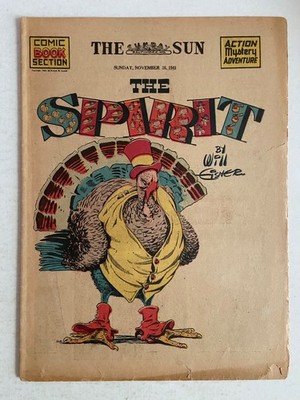 SPIRIT WEEKLY NEWSPAPER COMIC November 16 1941 - SEE PICS
