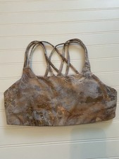 Athleta Hyper Focused Strappy Sports Bra Gild...
