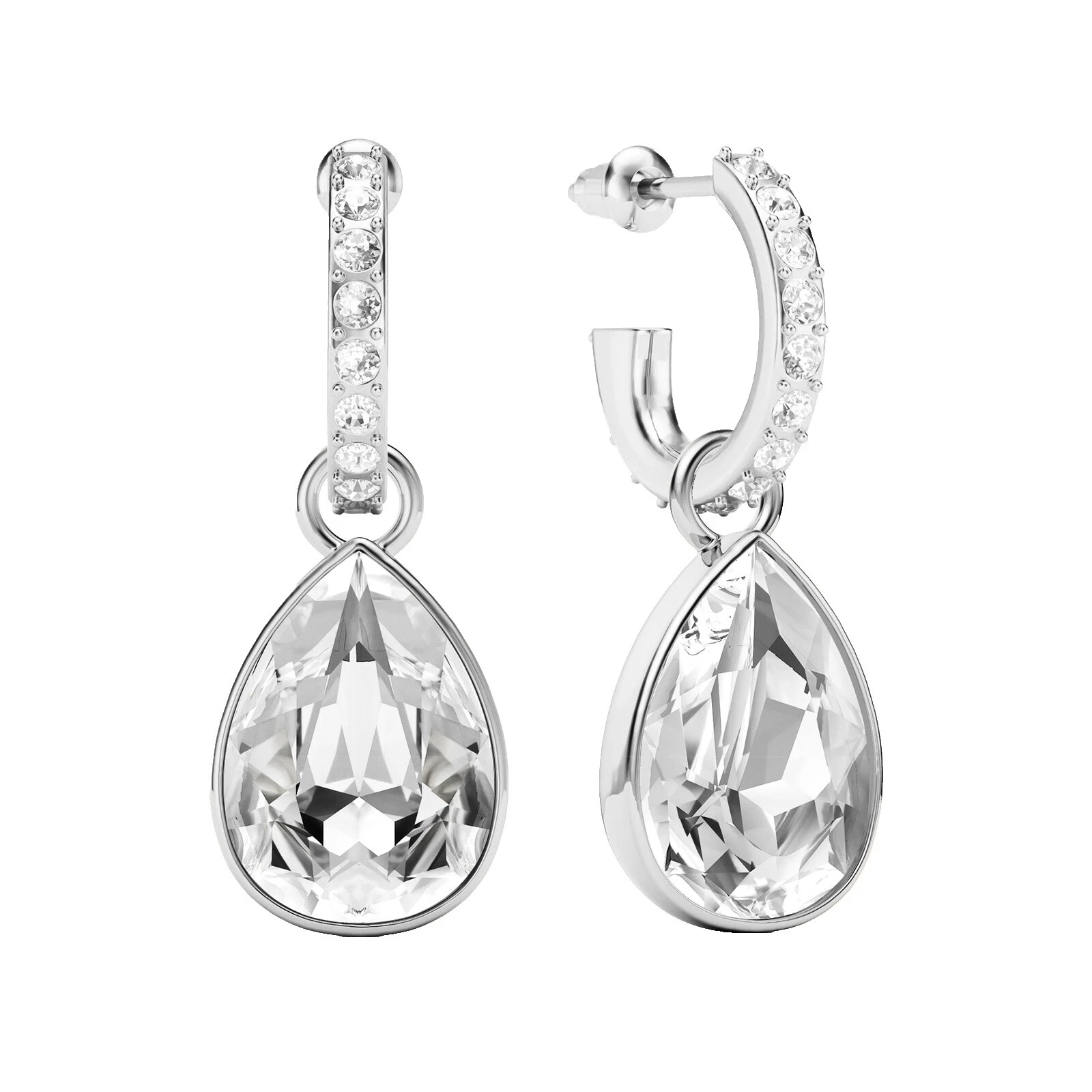 Rhodium Plated Fashion Earrings