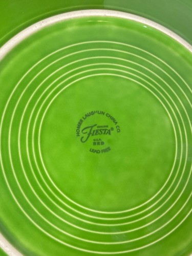 Fiestaware 4 Piece Green Place Setting Shamrock Homer Laughlin Co New in Box - Picture 8 of 16