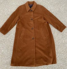 Vintage Schneiders Salzburg Virgin Wool Angora Womens Trench Overcoat Coat 12