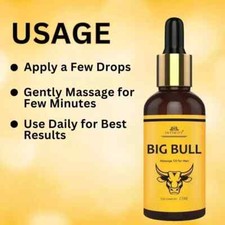 1 NEW XXXL GAIN 14 INCHES ENLARGER GROWTH OIL FASTER - 30 ML  FREE SHIP WW