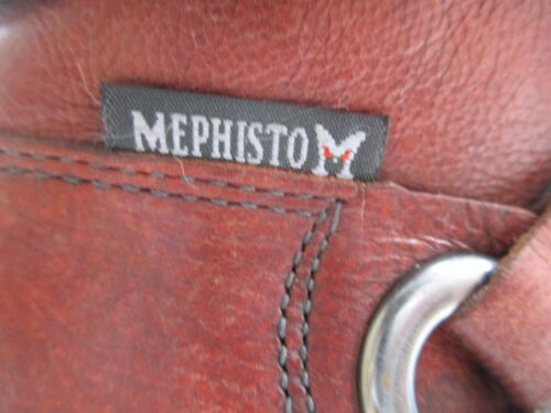Botas al tobillo para mujer Mephisto Cool Air marrón cuero con cremallera talla 6,5 - Imagen 7 de 11