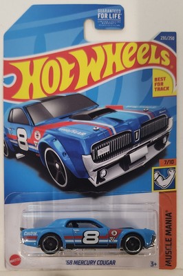 2022 Hot Wheels '68 Mercury Cougar Muscle Mania Castrol Koni Autolite Goodyear 