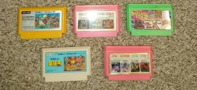 Korean Nintendo Famicom (Cosmo Tech Game Engine) w/Games - VERY