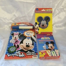 Mickey Mouse Clubhouse Mess Free Imagine Ink Game Book Jumbo Eraser Number cards