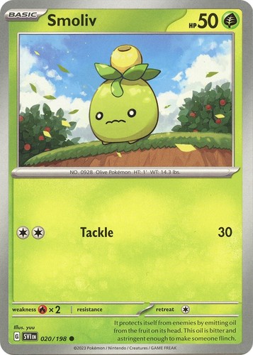 Carta Pokémon Sprigatito 013/198 - Holográfica De Lámina Inversa, Escarlata Y Violeta